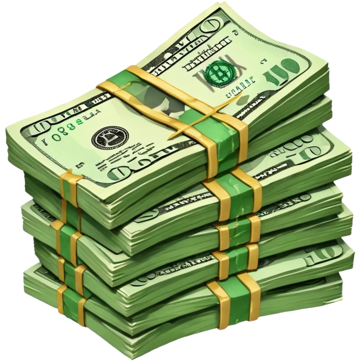 Falling value of the dollar emoji