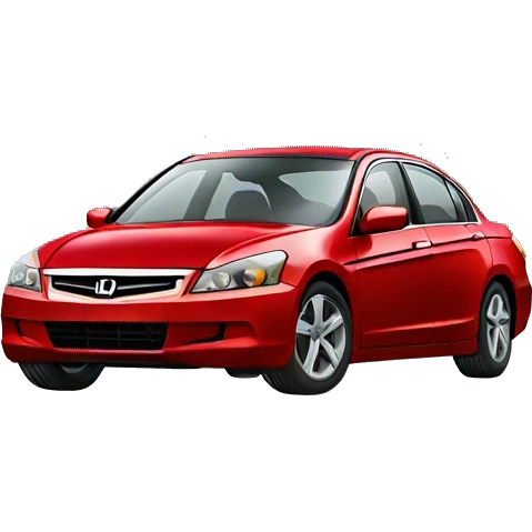 2007 red honda accord emoji