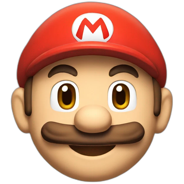 Mario smiling emoji