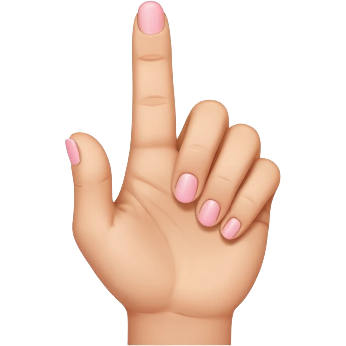 Hand sticking up the pinky finger emoji