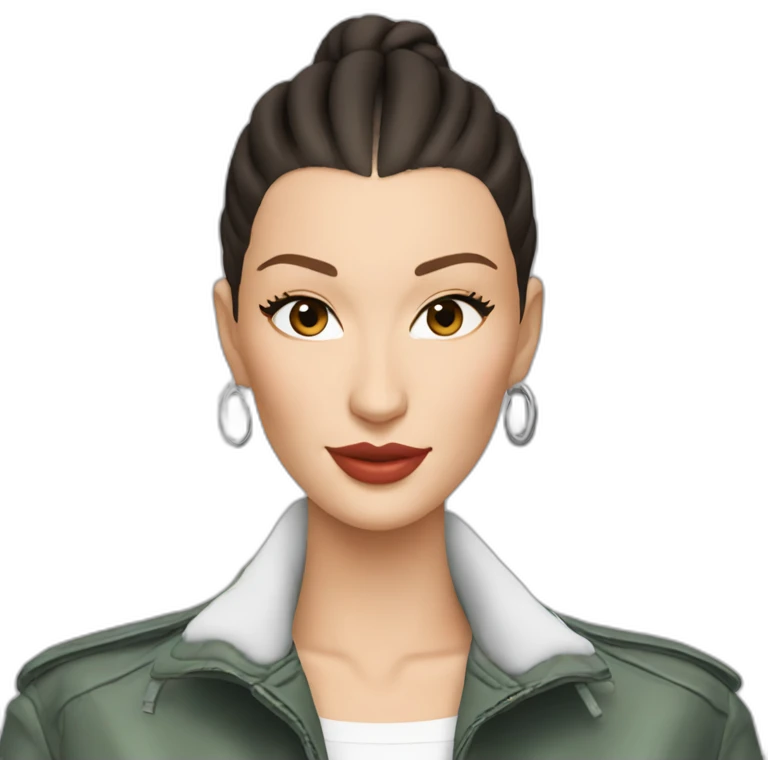 bella hadid emoji