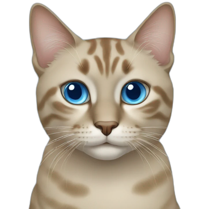 blue eyes cat emoji