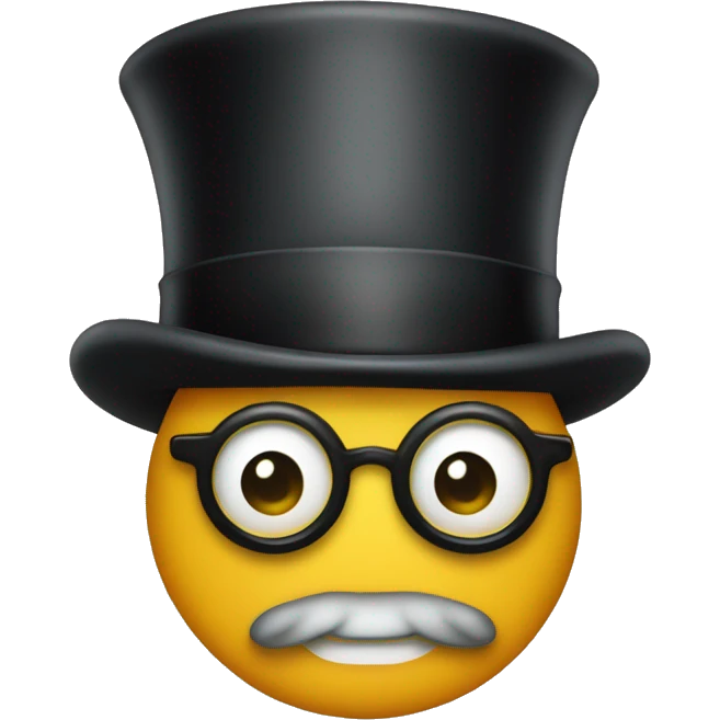 monocle with tophat emoji