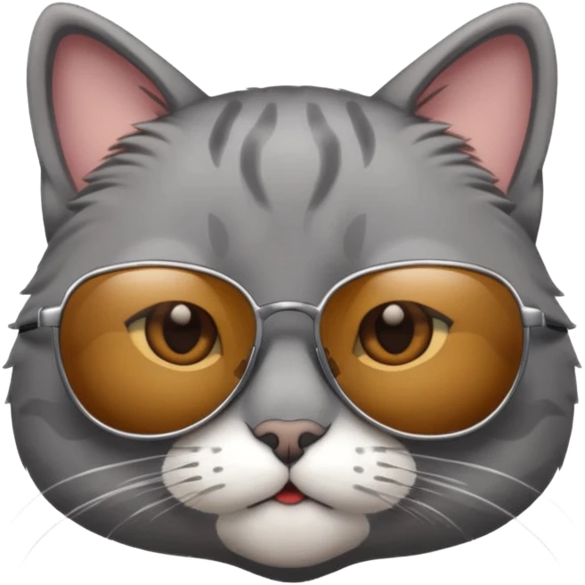 Cat wearing sunglasses emoji
