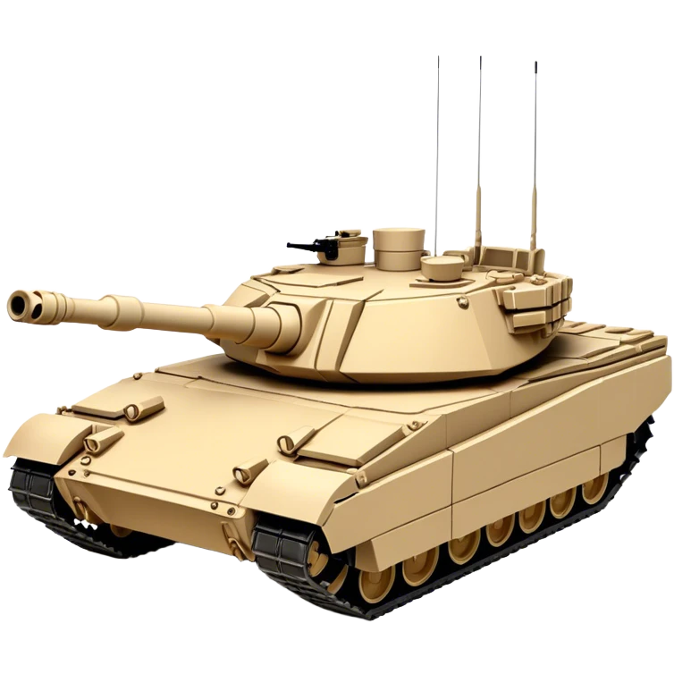 M1 Abrams Tank (sand colour) emoji