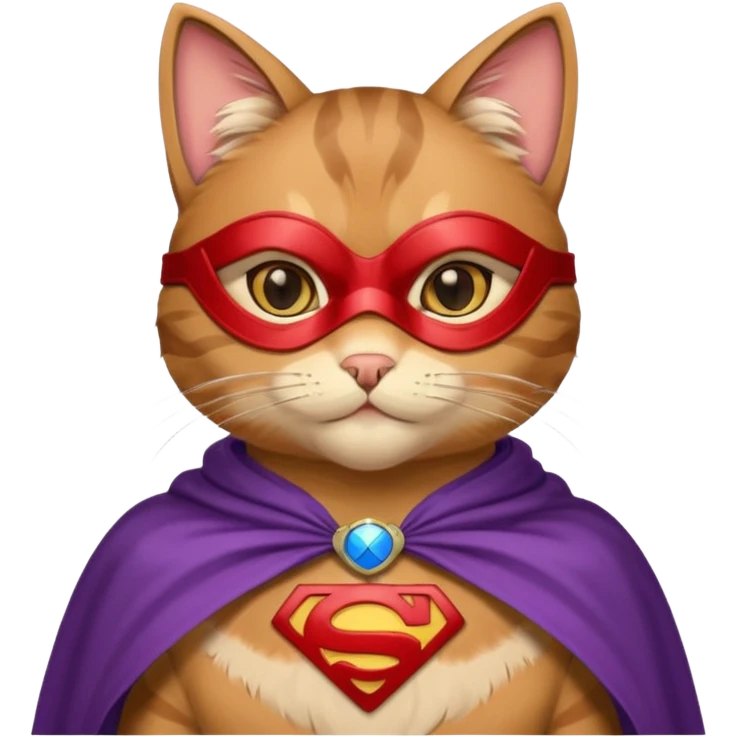 Cat hero emoji