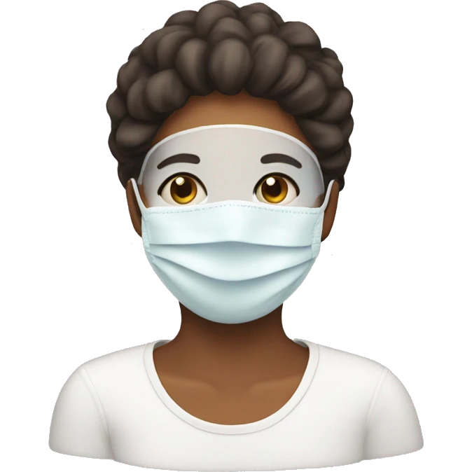 Face with facemask skincare emoji
