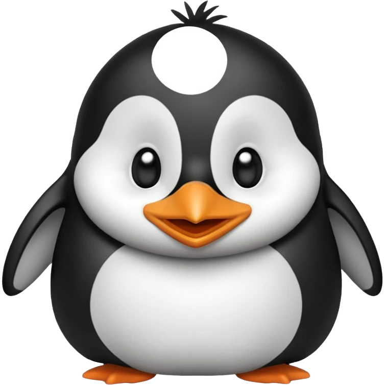 A cartoon  cute cartoon penguine emoji