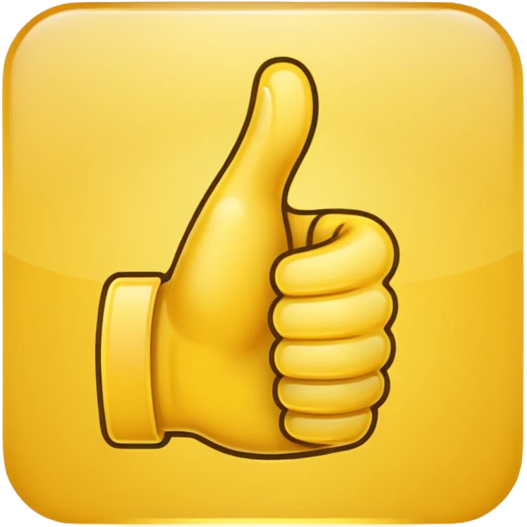 thumbs up emoji, positive and bold emoji