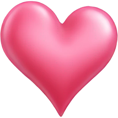 A elegant love heart emoji