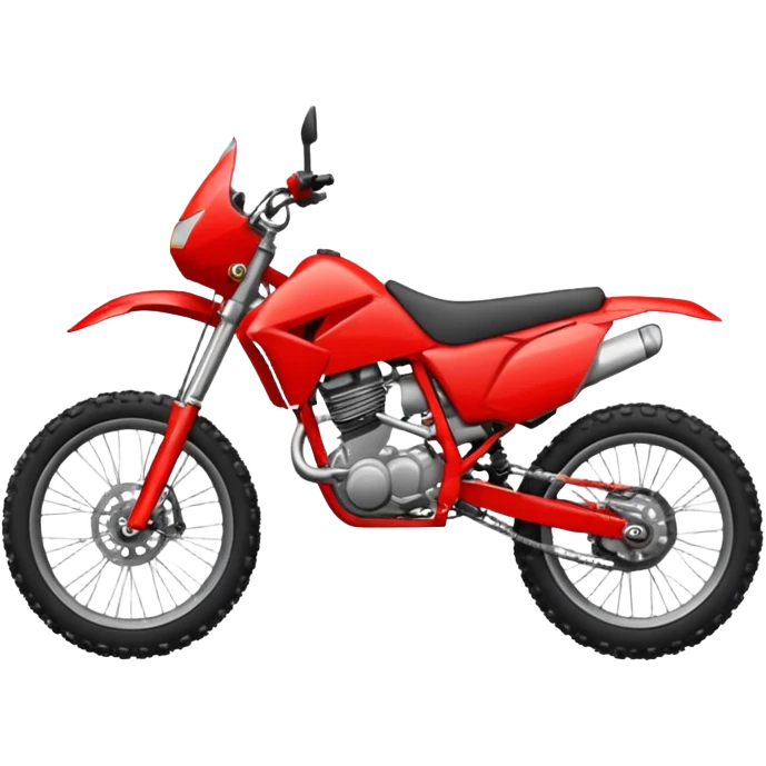 red enduro bike emoji