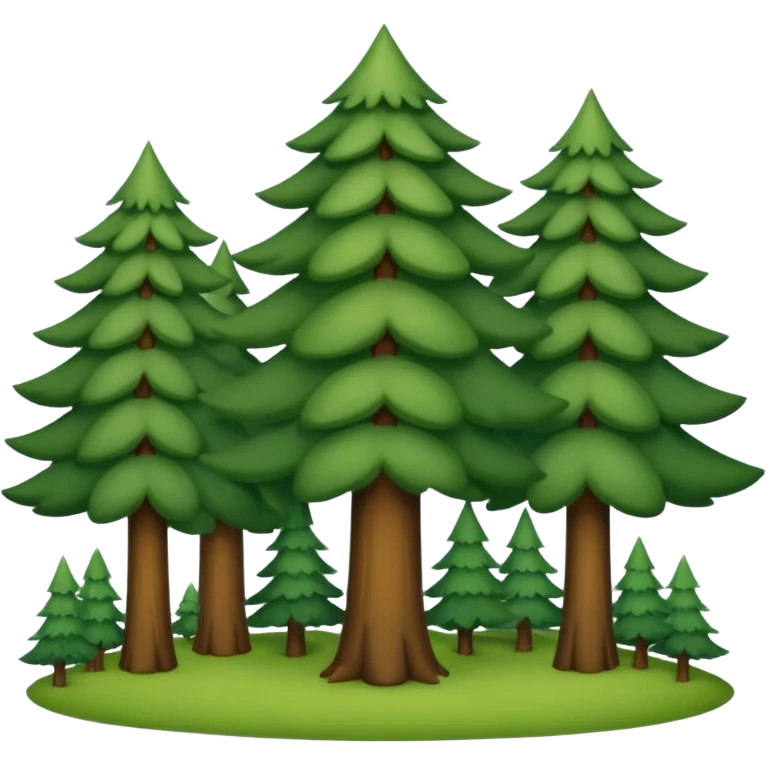 forest with trees emoji