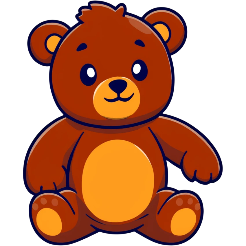 Cartoon Freddy bear emoji