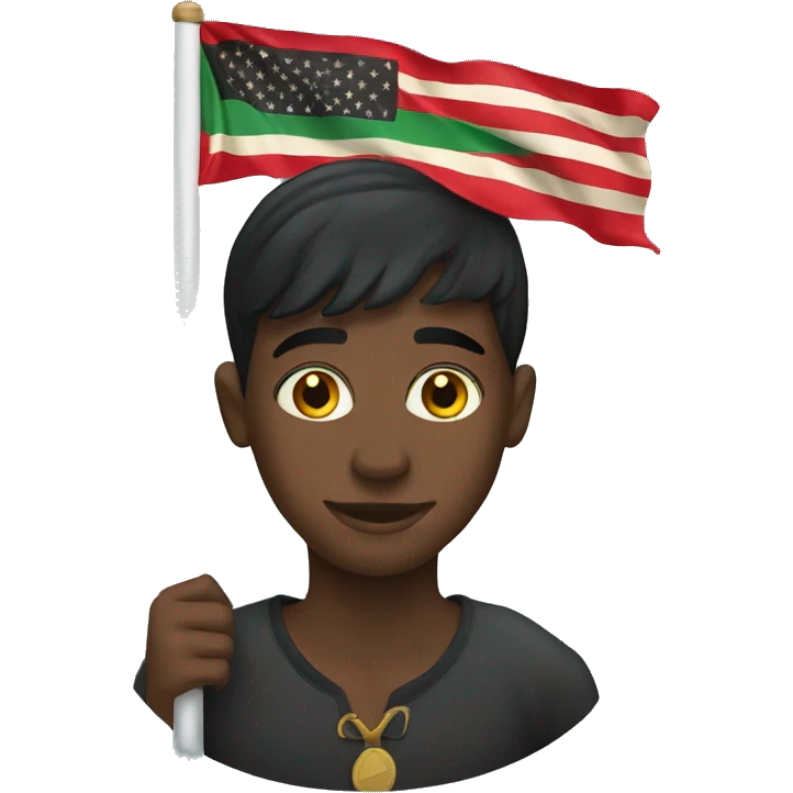 African American flag emoji
