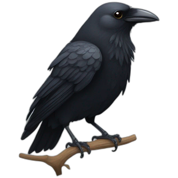 Crow emoji