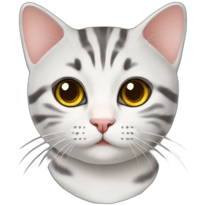 cute American shorthair cat  emoji