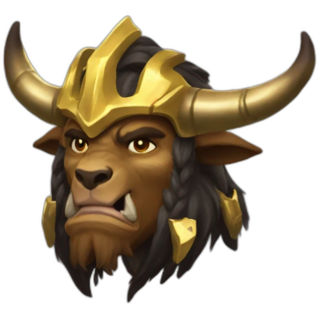 tauren paladin gold laught emoji