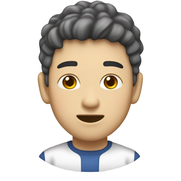 안경을 쓴 단발머리 흑발의 여성 emoji