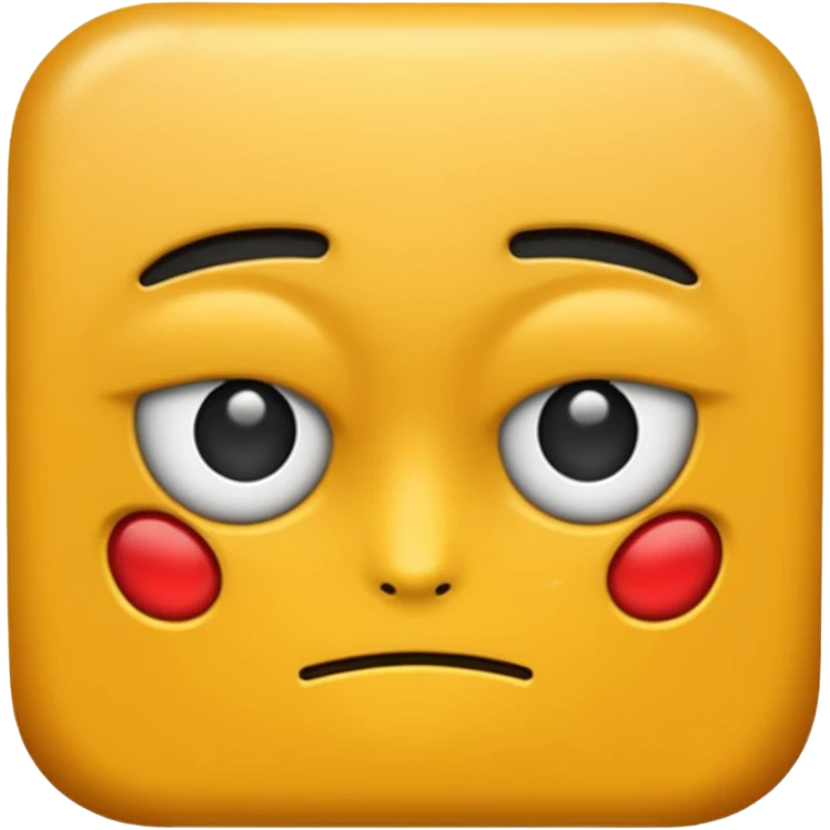 A yellow-orange-red angry woman with really really big breasts, no clothes, ponytail hair, and some guy's really long penus between her breasts with some white cream on top of it, the girl and the guy are having sex, the girl is giving him a boobjob, and we see her from the guy's point of view emoji