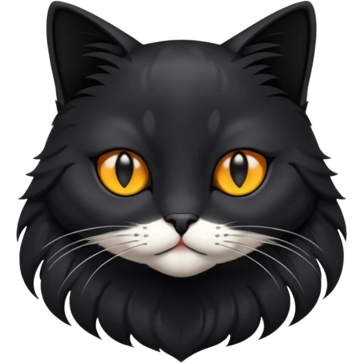 Solin wäre ein Kater mit nachtschwarzem, glänzendem Fell, kräftig gebaut und zugleich von seltener Eleganz. Sein Blick – tief und warm – scheint in die Seele zu führen, während seine Bewegung lautlos ist wie ein Schatten, der sich still an die Seite schmiegt.ihn nichts auf der Welt erschüttern. emoji