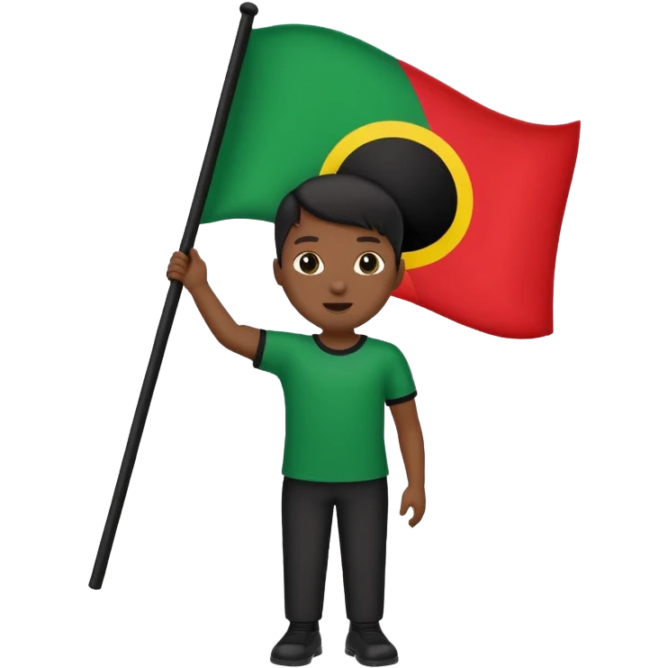 African american flag emoji