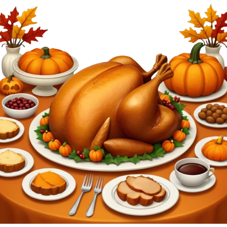 Thanksgiving and autumn vibe. emoji