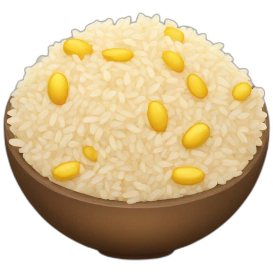 Arroz e feijão emoji