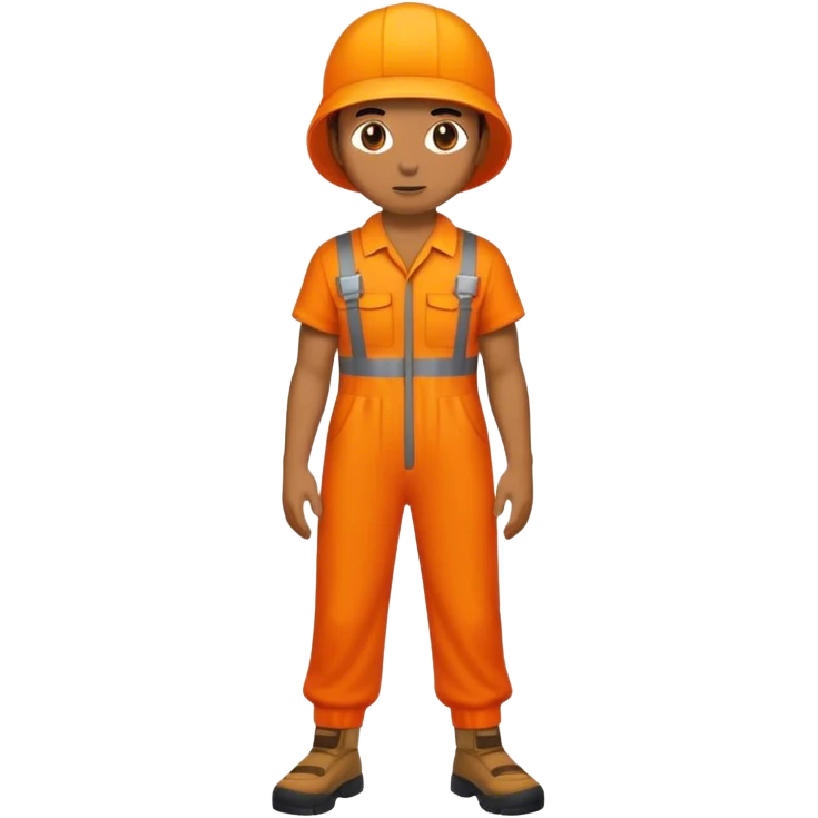 Orange jumpsuit emoji