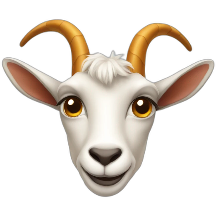Goat with giraffe neck emoji