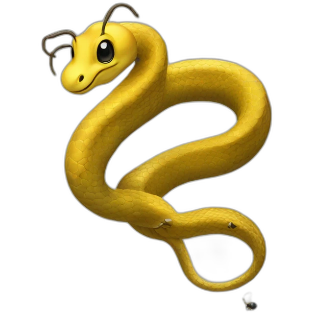 Bee snake emoji