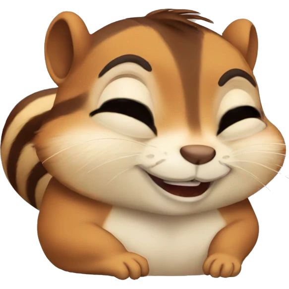 Sleepy chipmunk  emoji