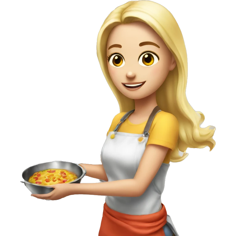 emoji ios 18 cooking pretty blonde girl emoji