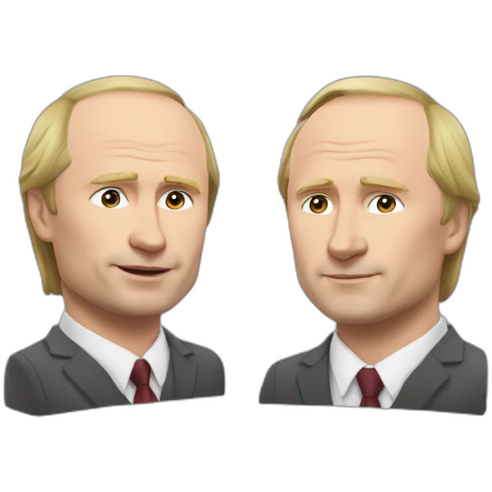 Putin abrazando a mr beast emoji