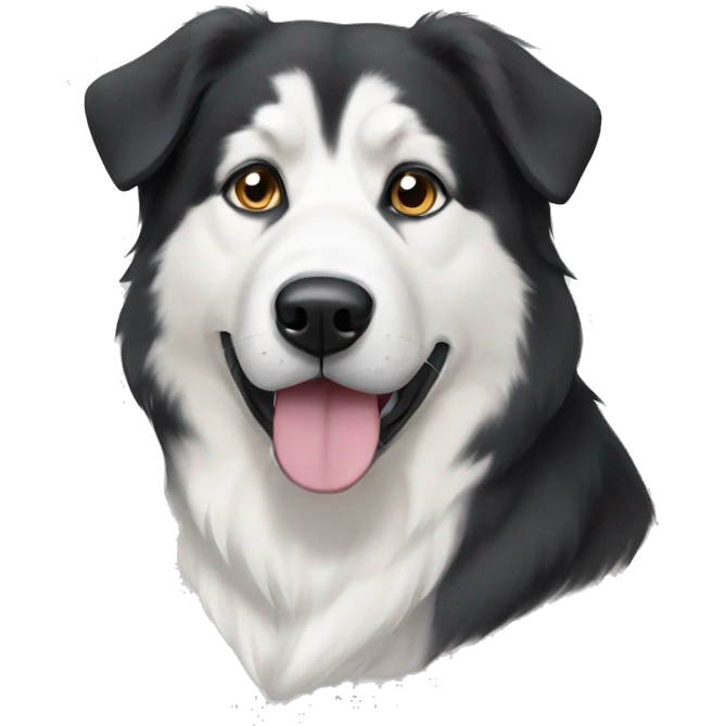 Great Pyrenees husky mix  emoji