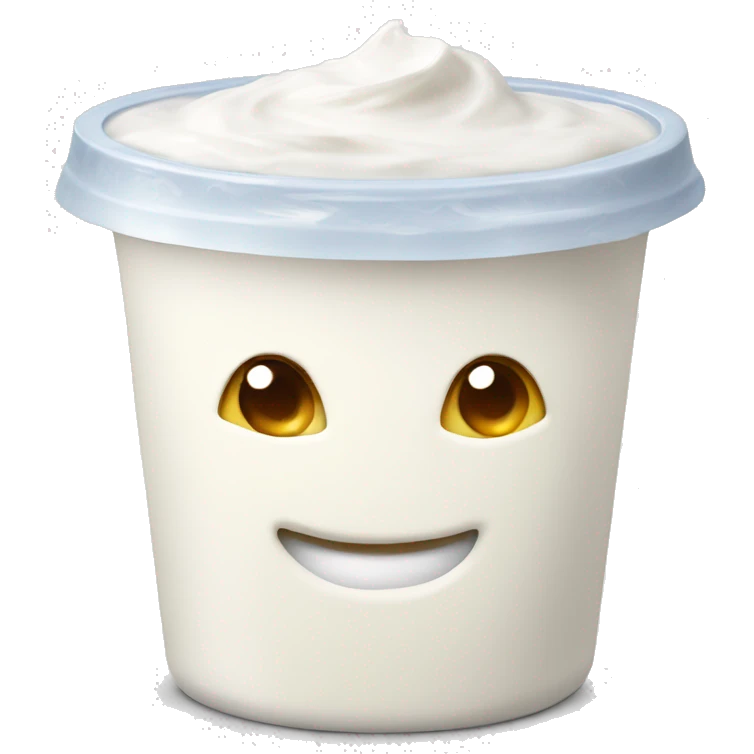 vanilla greek yogurt emoji