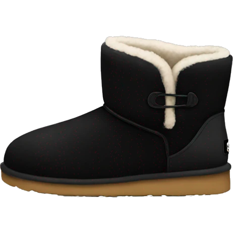 black ugg emoji