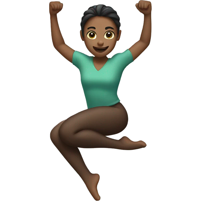 Doing splits on that  emoji