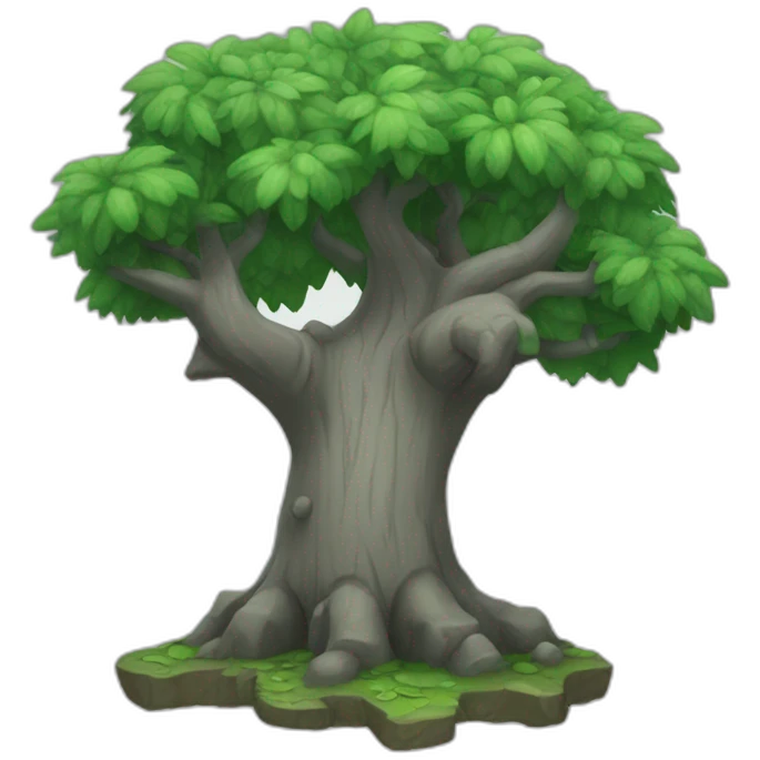 Arbre tombé emoji