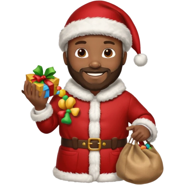 Black Santa  emoji