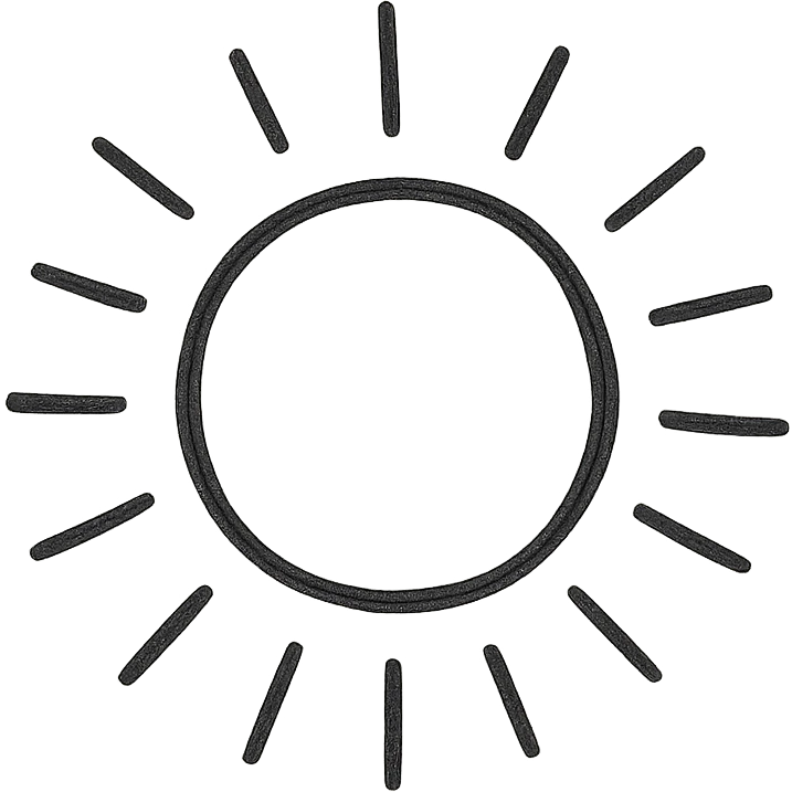 Sunburst emoji