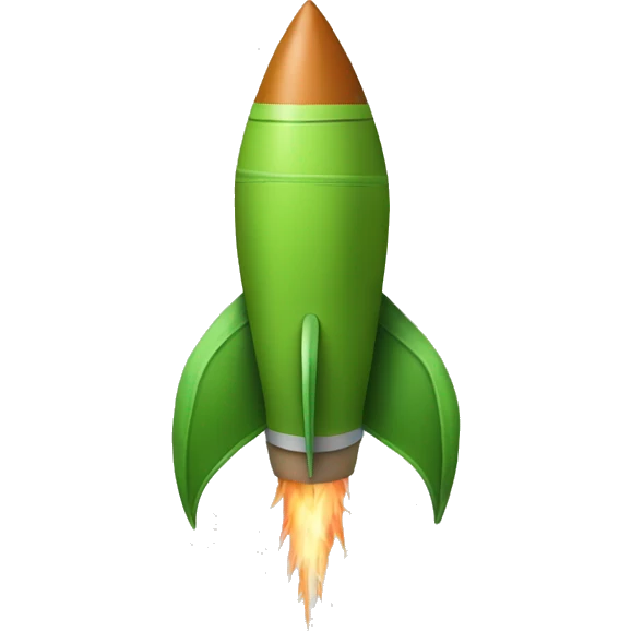 leaf rocket emoji