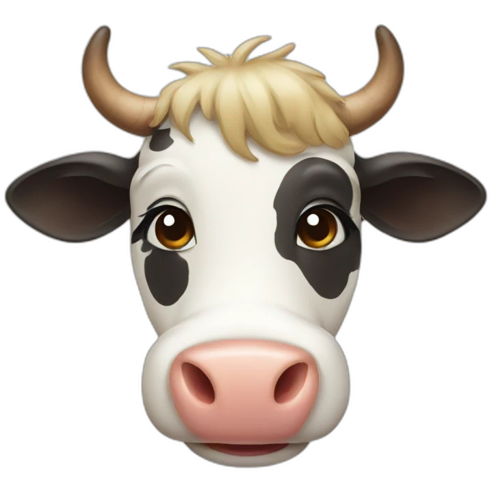 happy cow emoji