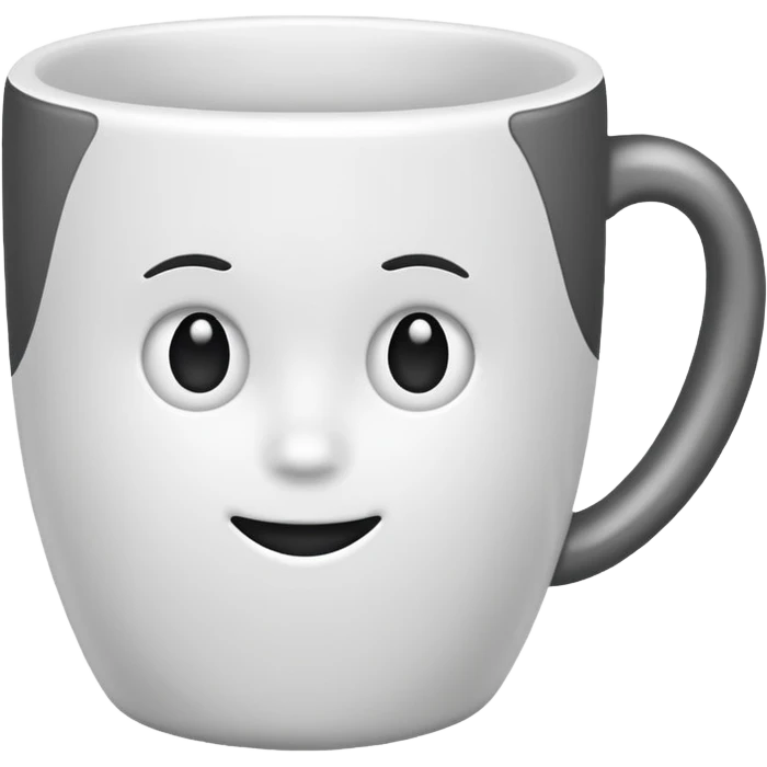 Empty white cup emoji