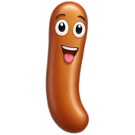 Sausage character emoji
