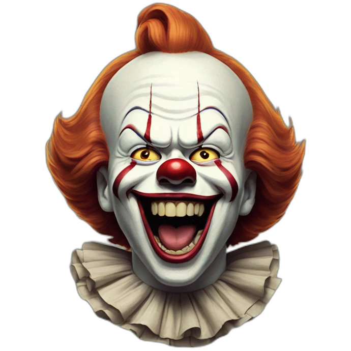 pennywise laughing emoji
