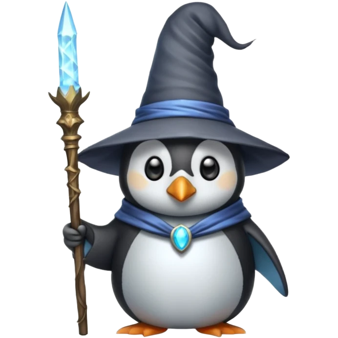 Penguin Wizard emoji