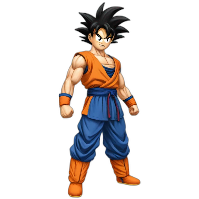 does goku clean nuts? emoji