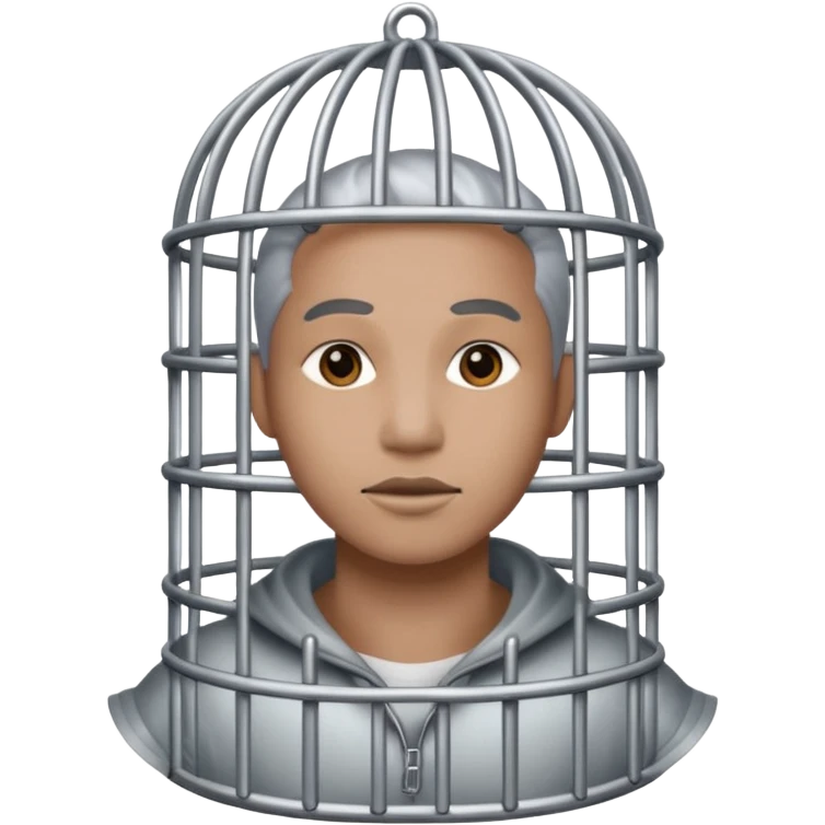 Cage a pénis emoji