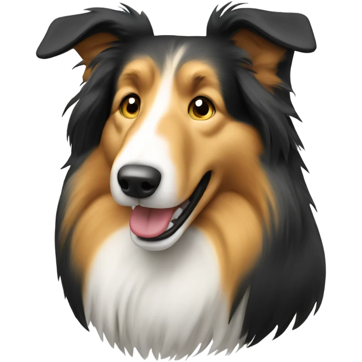 Rough collie  emoji