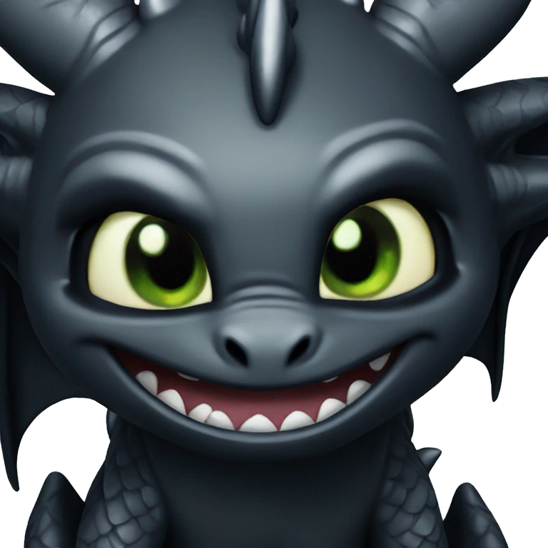 Toothless dragon night fury  emoji